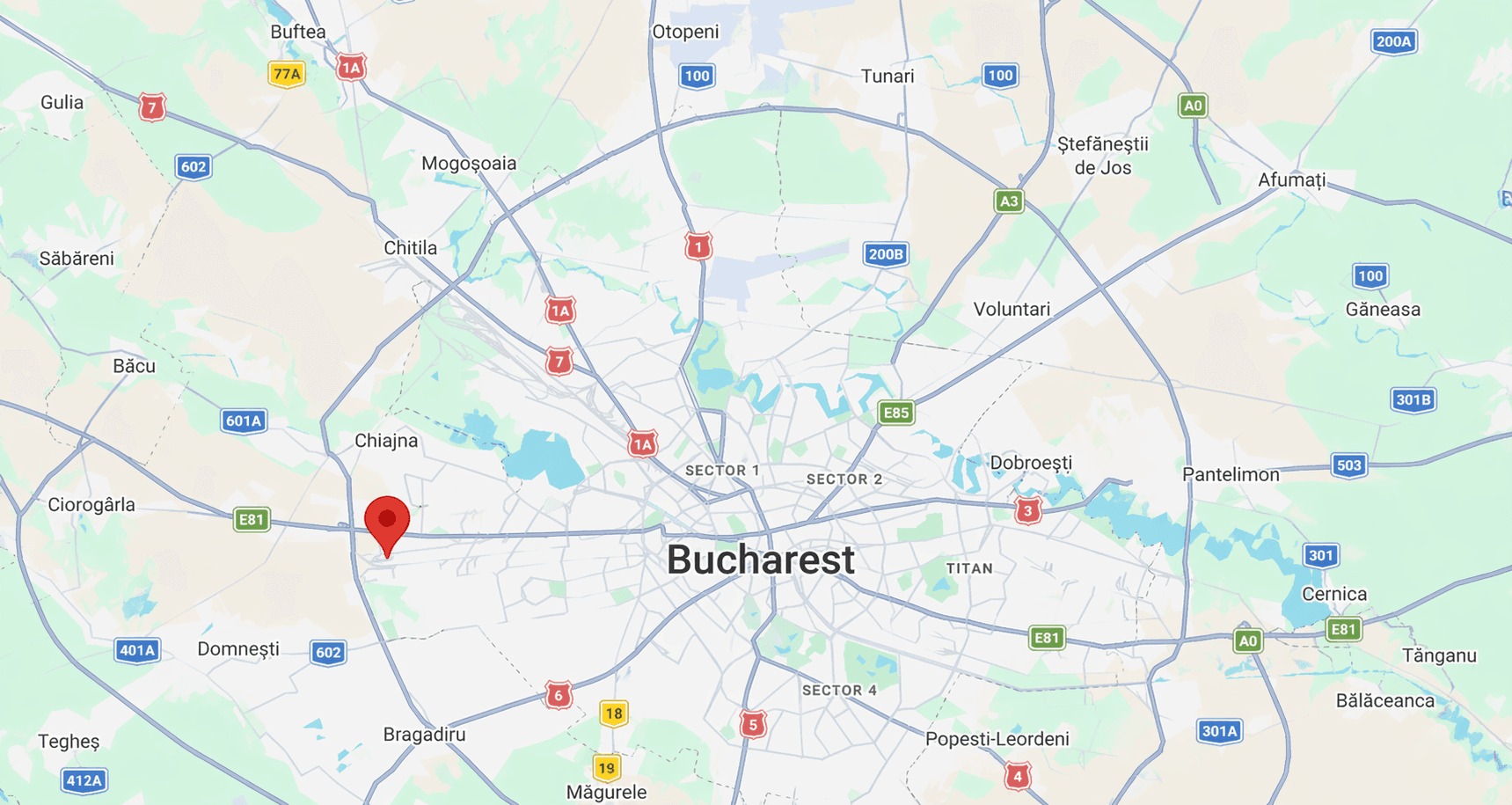 Locatie T-Expert Bucuresti