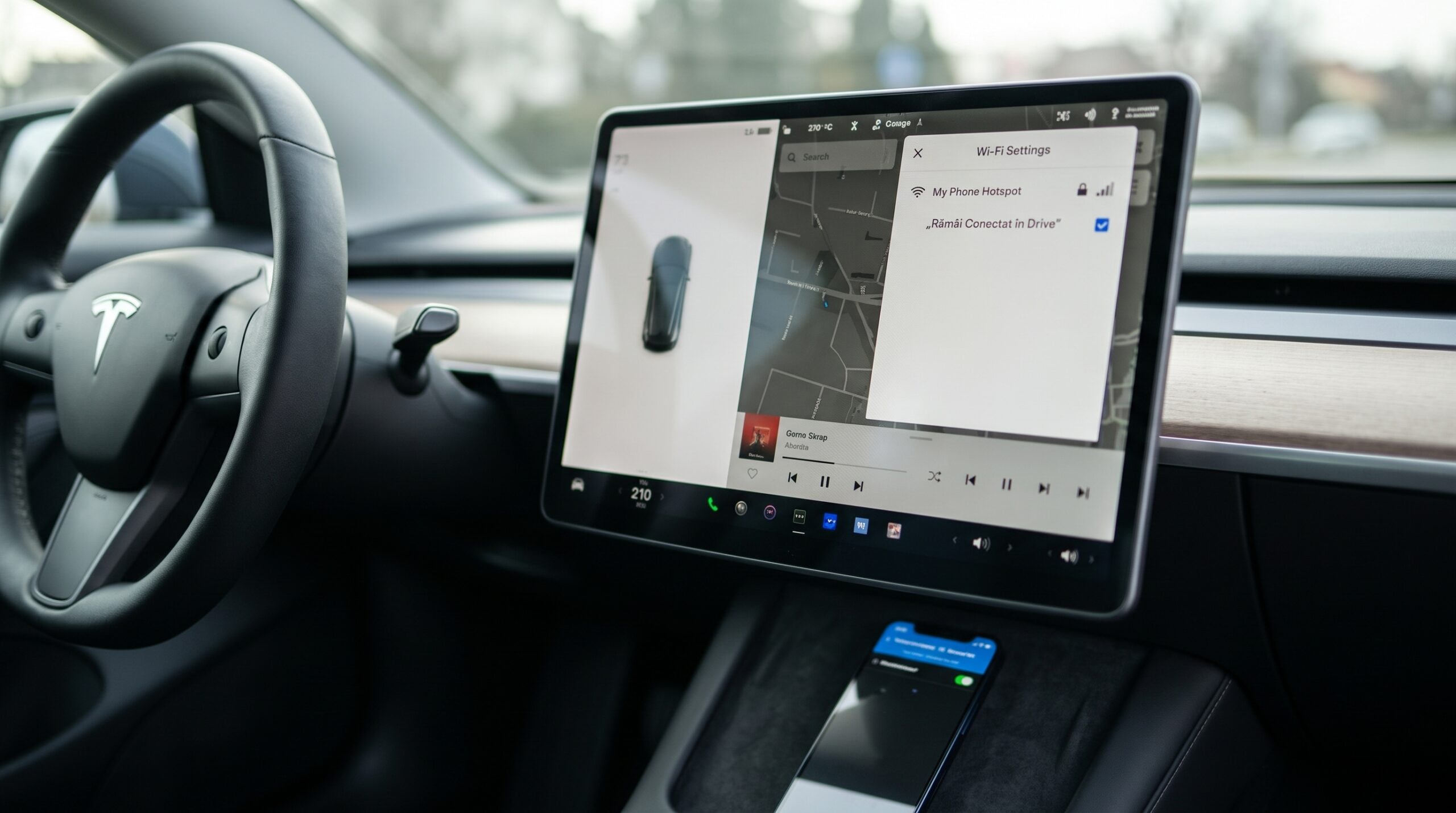 Hotspot telefon Tesla: telefonul folosit ca Wi-Fi pentru mașină, ca alternativă la Premium Connectivity